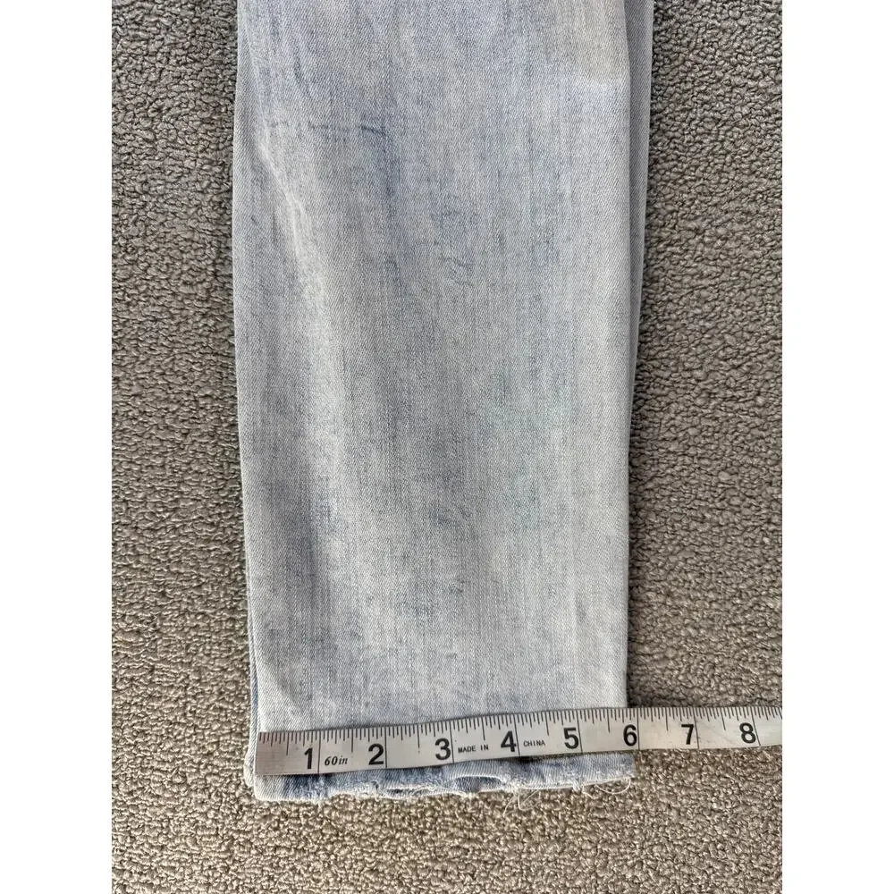 American Eagle Jeans Extreme Flex Slim Denim Light Wash Distressed Size‎ 26 x 28